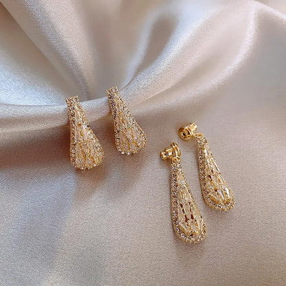 Amelia Crystal Drop Earrings