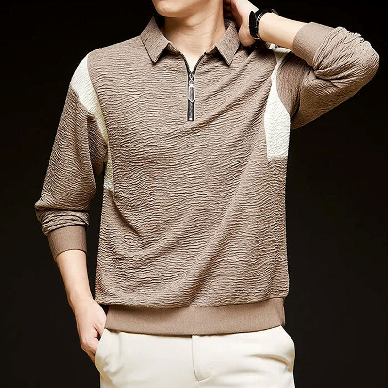 ANDREWS LONG SLEEVE POLO SHIRT