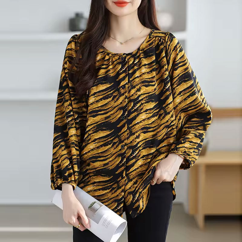 Freya Striped Print Blouse