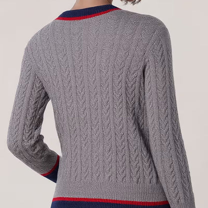 Harper Cable Knit Cardigan