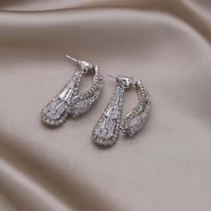 Amelia Crystal Drop Earrings