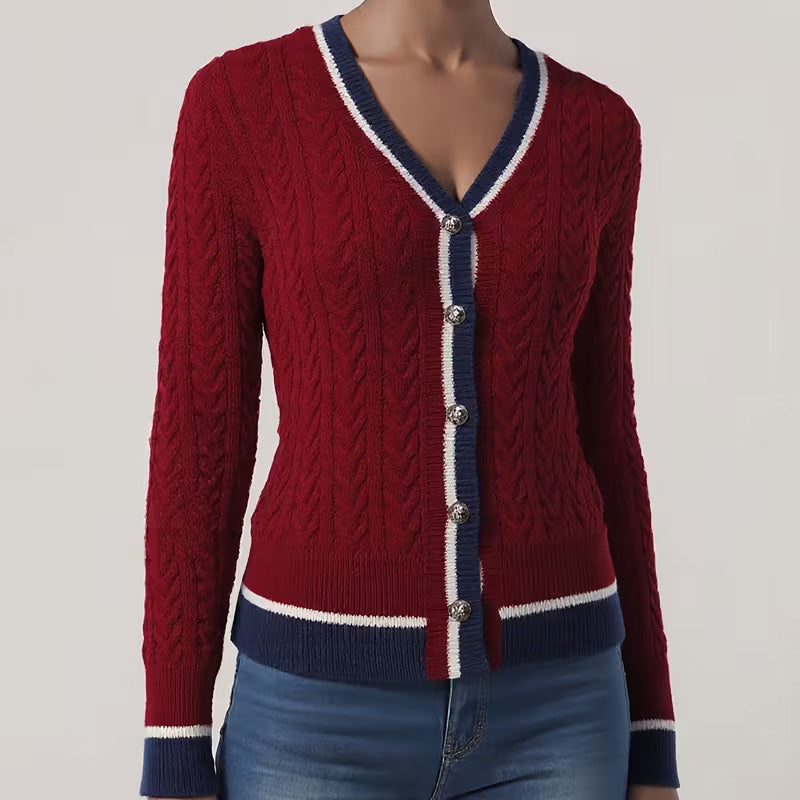 Harper Cable Knit Cardigan
