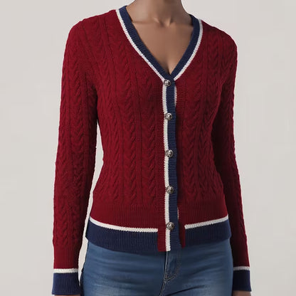 Harper Cable Knit Cardigan