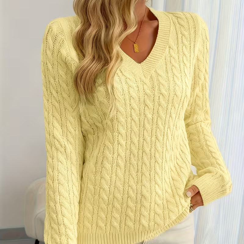 Olivia Knit V-Neck Sweater