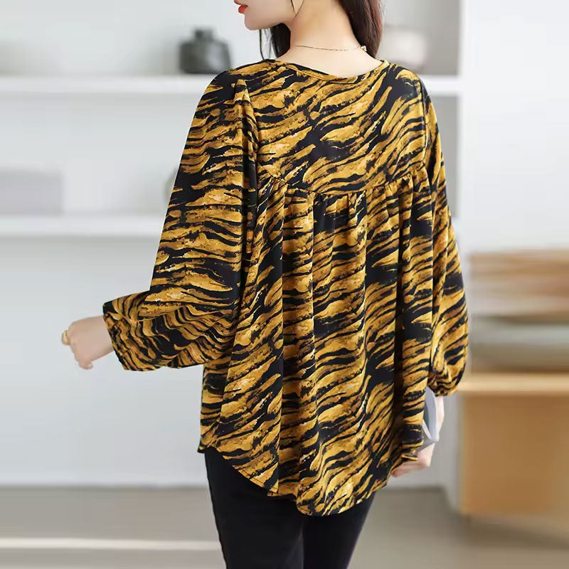 Freya Striped Print Blouse
