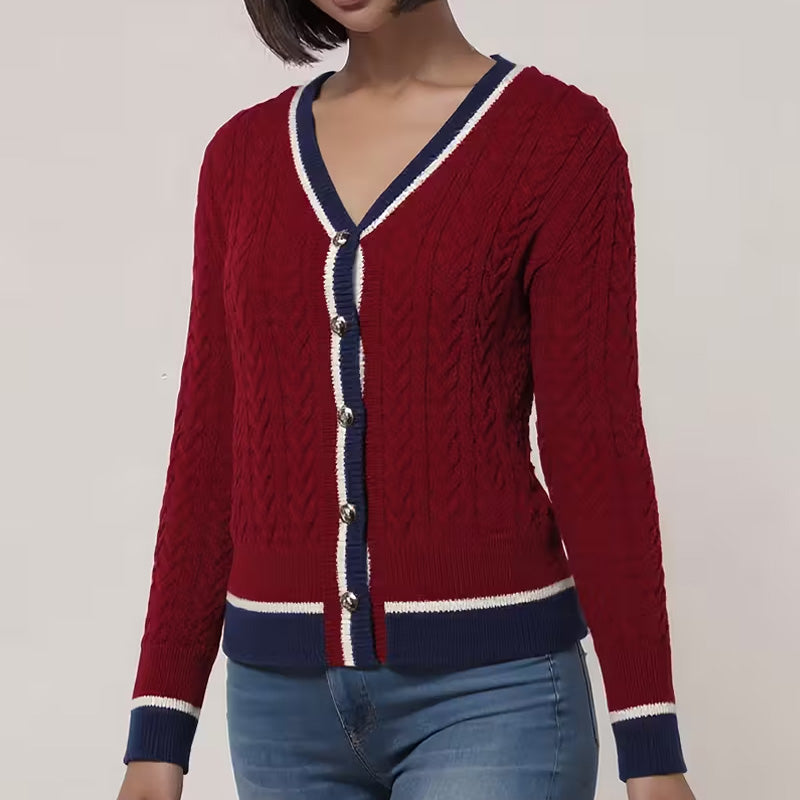 Harper Cable Knit Cardigan