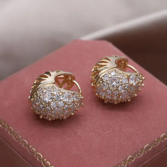 Charlotte Pavé Dome Hoops