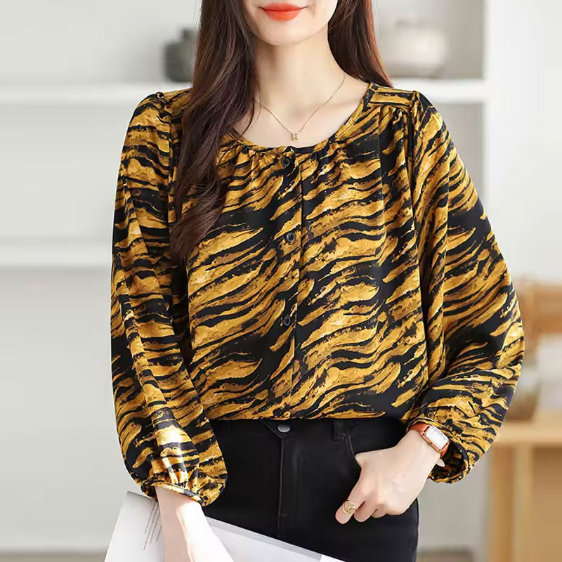 Freya Striped Print Blouse