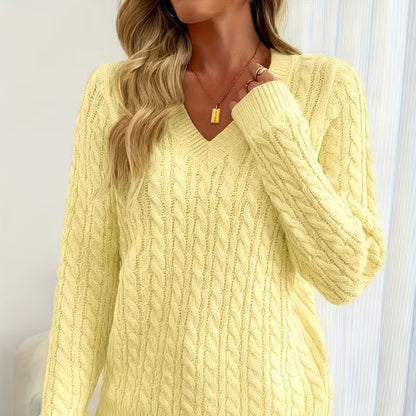 Olivia Knit V-Neck Sweater