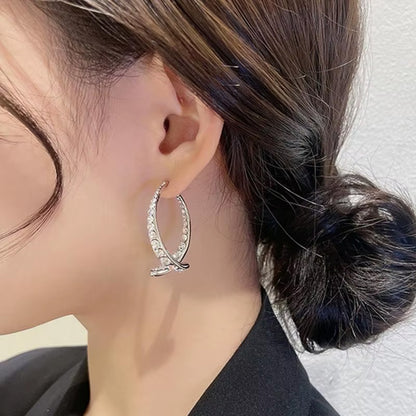 Chloe Hart Hoop Earrings
