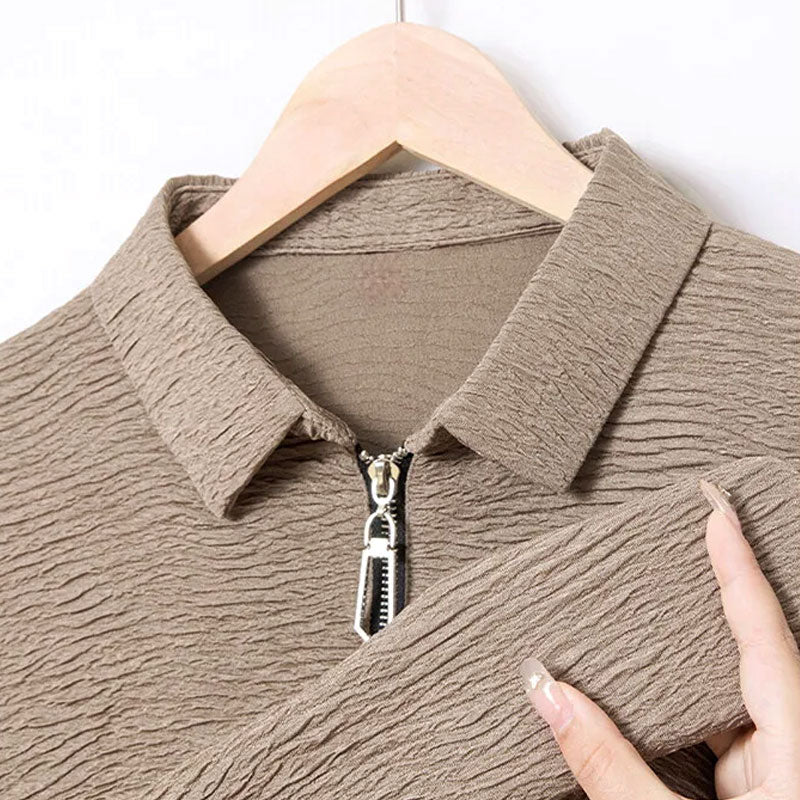 ANDREWS LONG SLEEVE POLO SHIRT