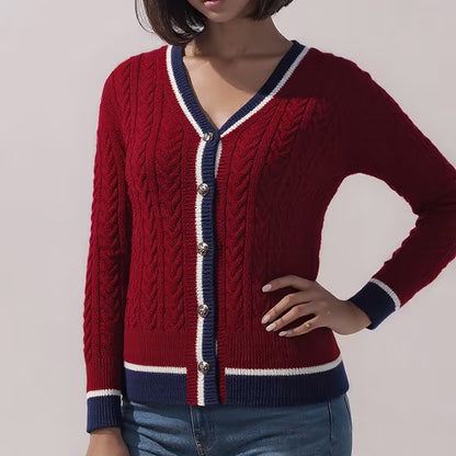 Harper Cable Knit Cardigan