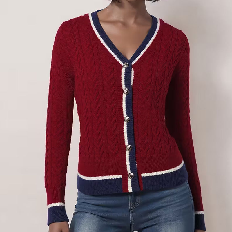 Harper Cable Knit Cardigan