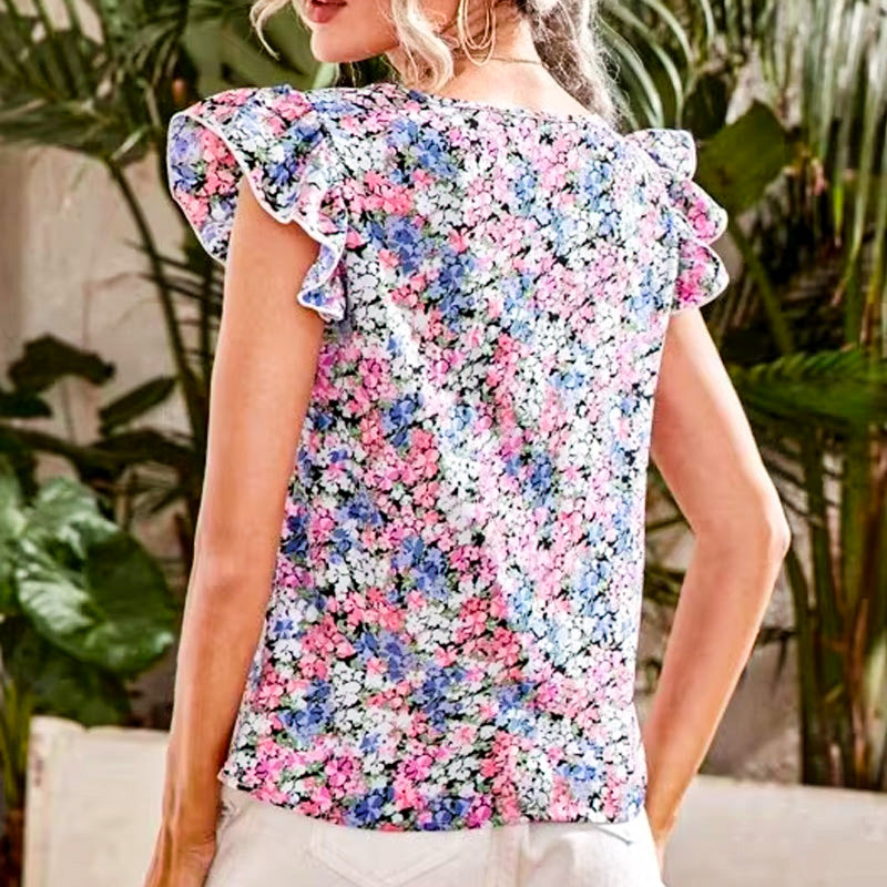 Evelyn Ruffle Blouse