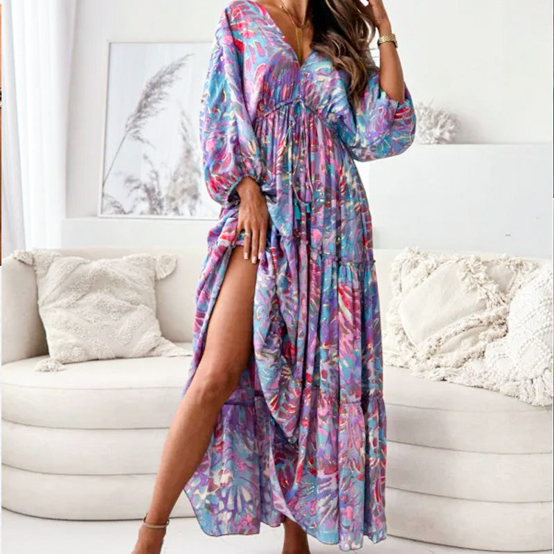 Coastal Flow Maxi Dress