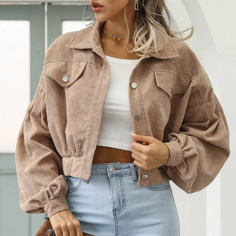 Corduroy Crop Jacket