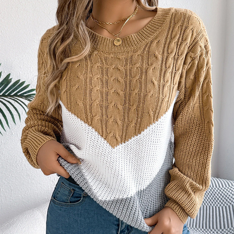 Chloe | Chevron Knit Jumper