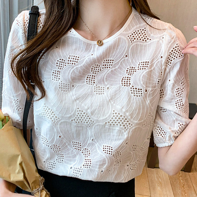BreezeCut Blouse