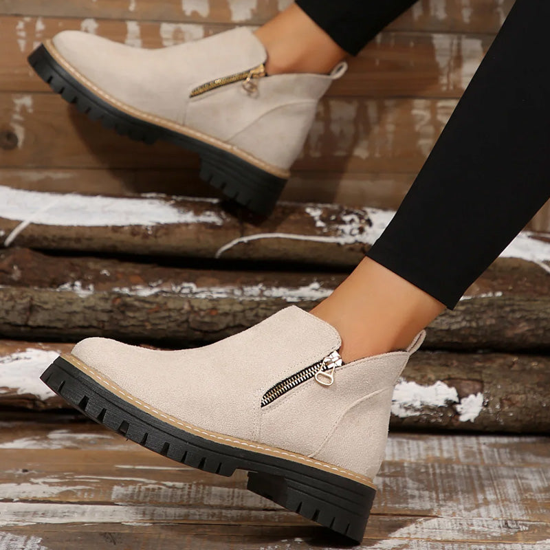 Tahlia Zip Ankle Boots