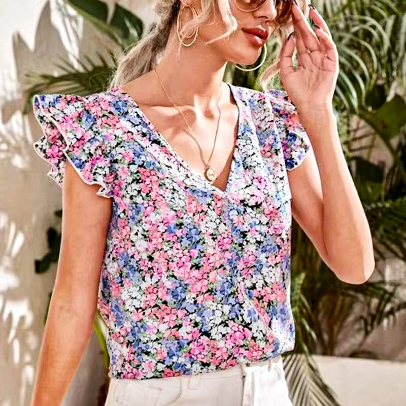 Evelyn Ruffle Blouse