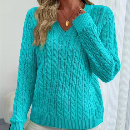 Olivia Knit V-Neck Sweater
