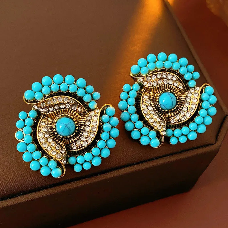 Bianca Turquoise Studs