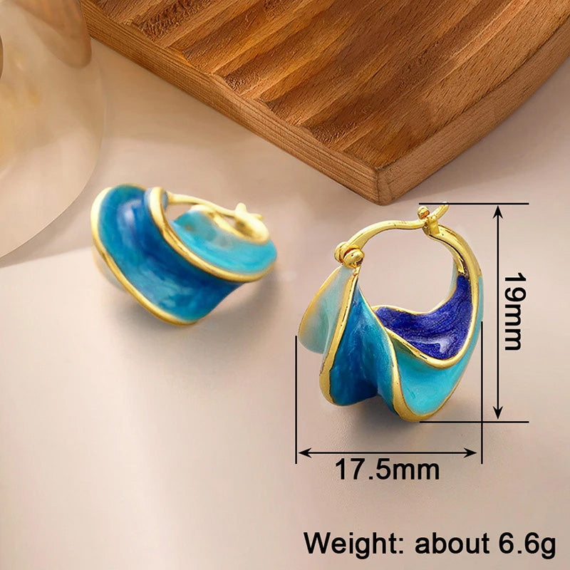 Tahlia Ocean Bloom Hoops