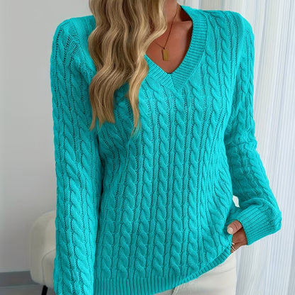 Olivia Knit V-Neck Sweater
