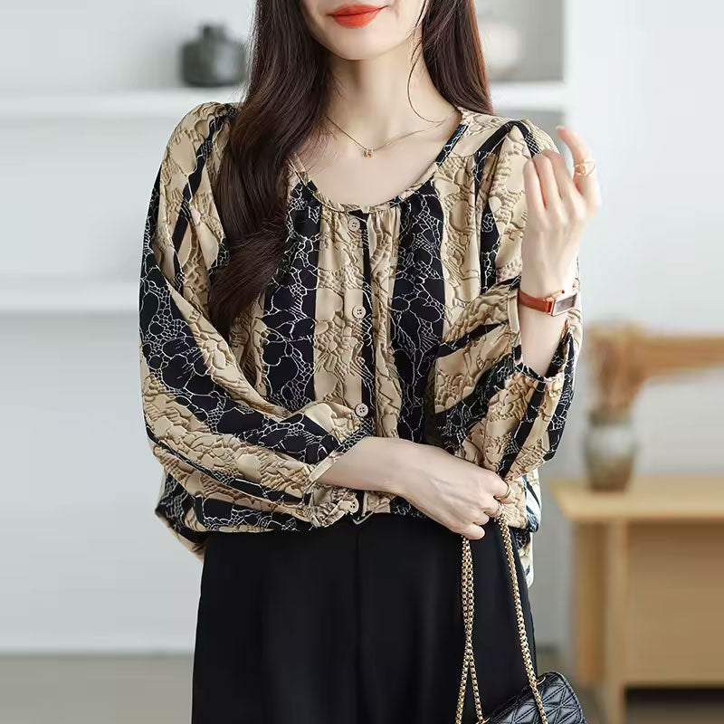 Freya Striped Print Blouse