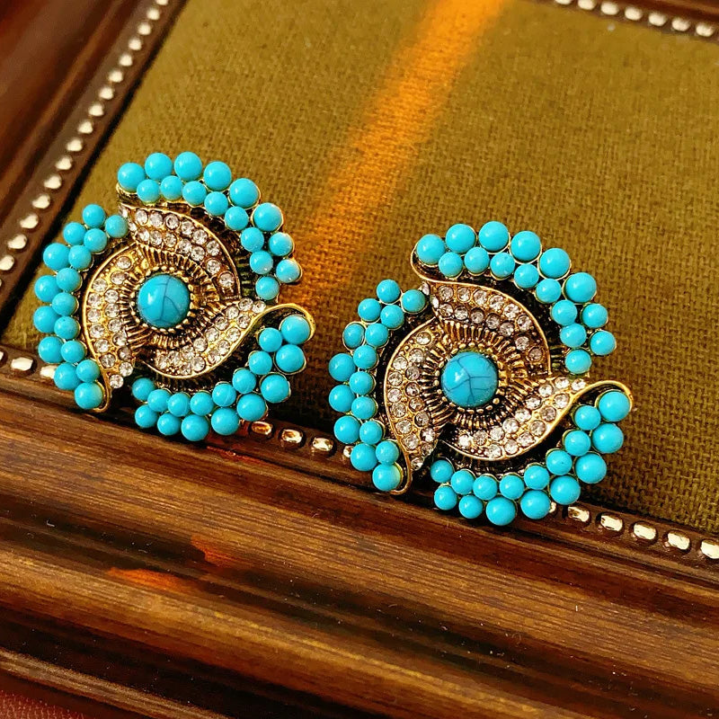 Bianca Turquoise Studs