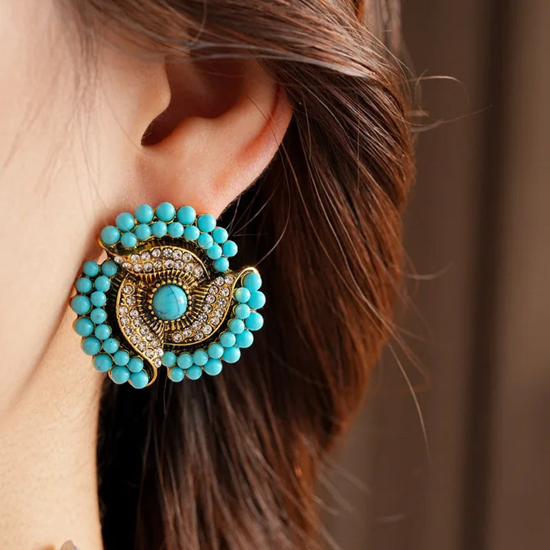 Bianca Turquoise Studs