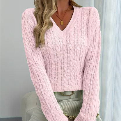 Olivia Knit V-Neck Sweater