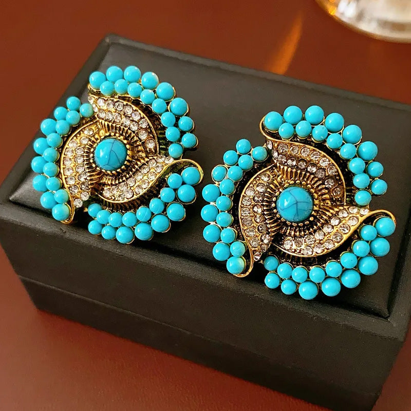 Bianca Turquoise Studs