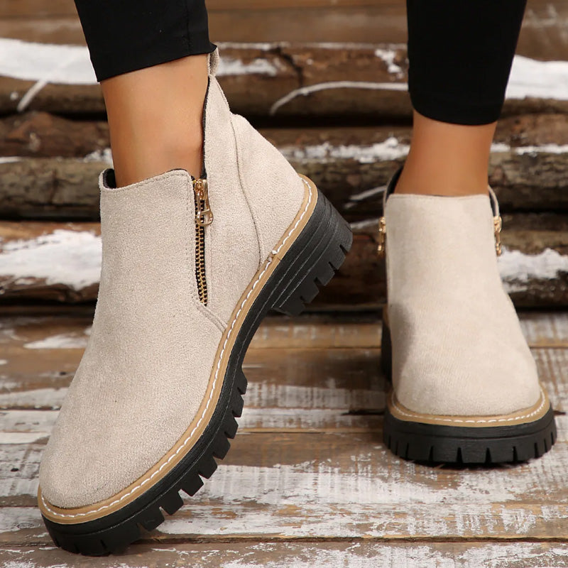 Tahlia Zip Ankle Boots