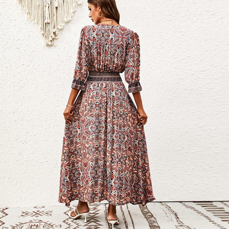 Sandstone Breeze Maxi Dress