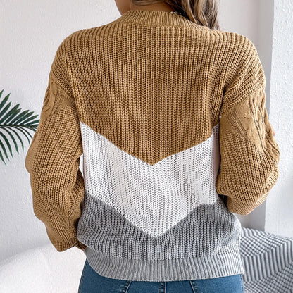 Chloe | Chevron Knit Jumper