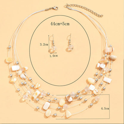 Cascade Layered Gem Set