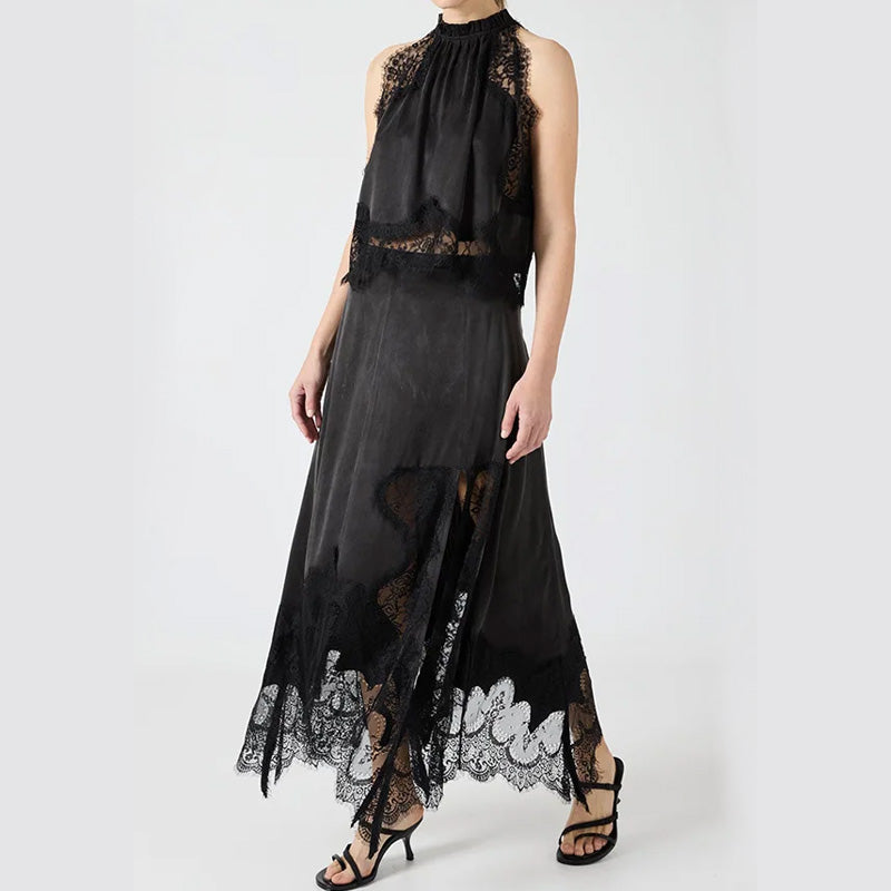 Amelia Lace Maxi Set