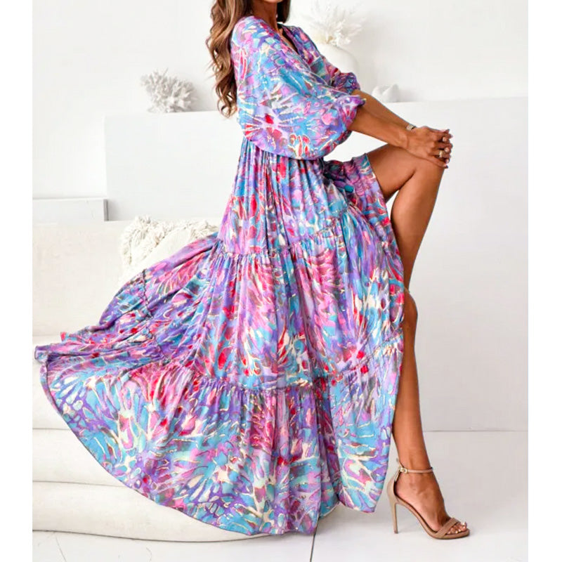 Coastal Flow Maxi Dress