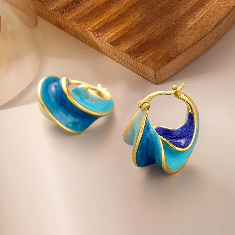 Tahlia Ocean Bloom Hoops