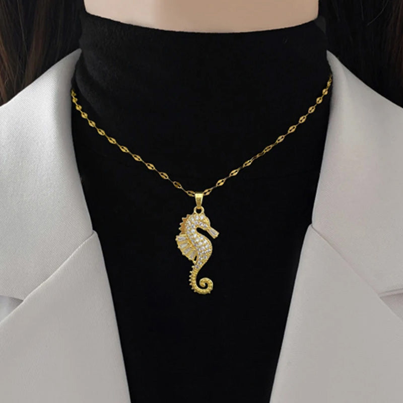 Chloe Ocean Gold Necklace