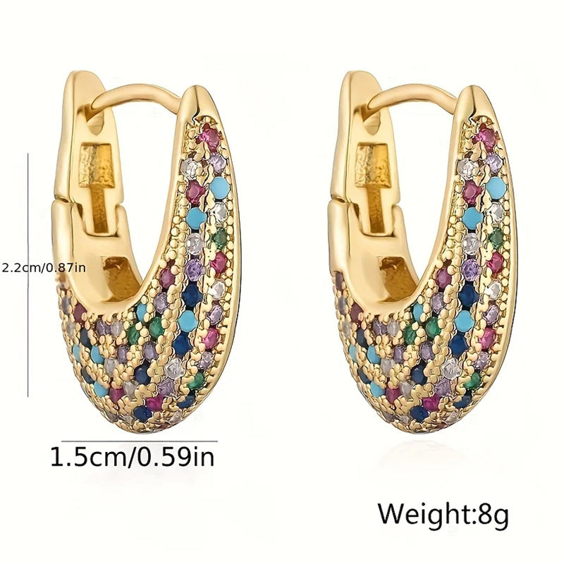 Sophie Confetti Hoops