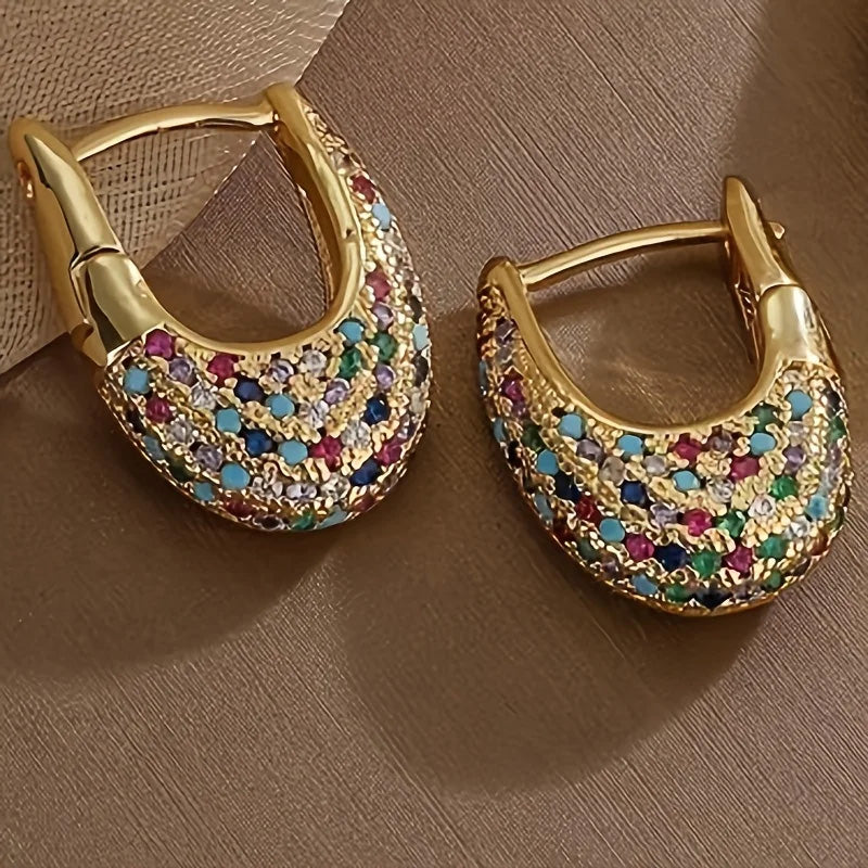 Sophie Confetti Hoops