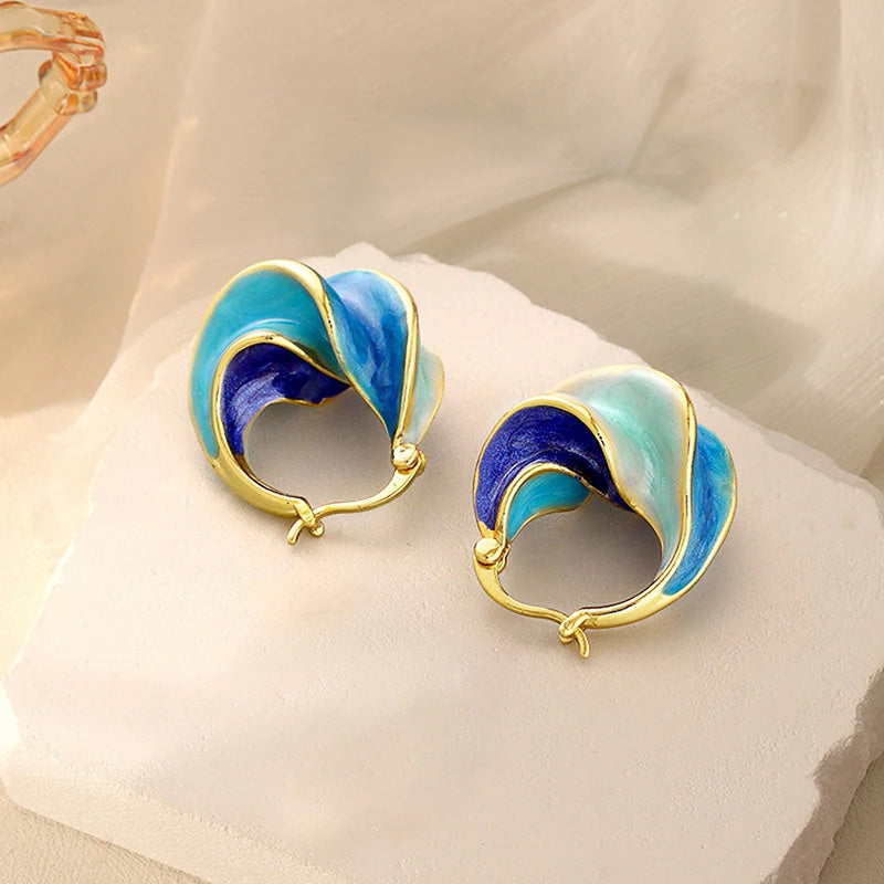 Tahlia Ocean Bloom Hoops