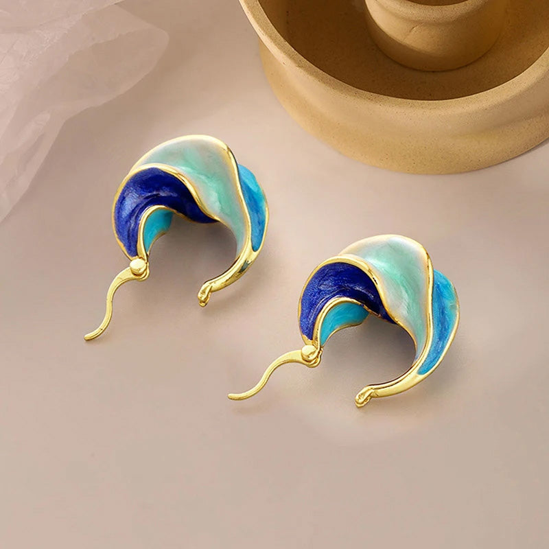 Tahlia Ocean Bloom Hoops