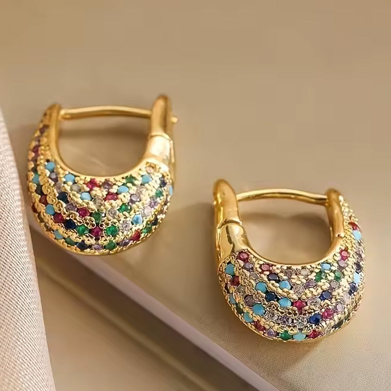 Sophie Confetti Hoops