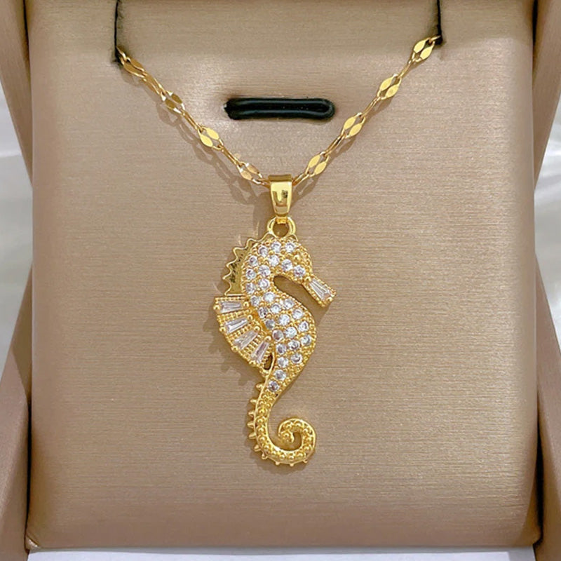 Chloe Ocean Gold Necklace