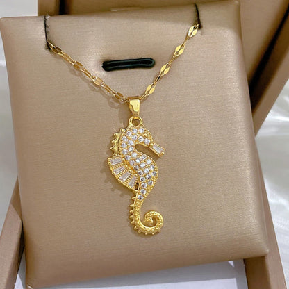 Chloe Ocean Gold Necklace