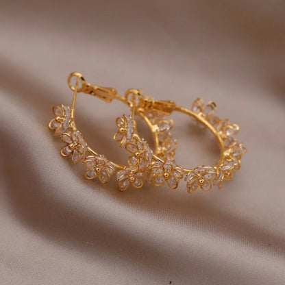 Georgia Blossom Hoop Earrings