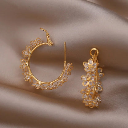 Georgia Blossom Hoop Earrings
